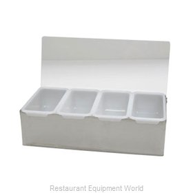 Admiral Craft SSCH-4 Bar Condiment Server, Countertop