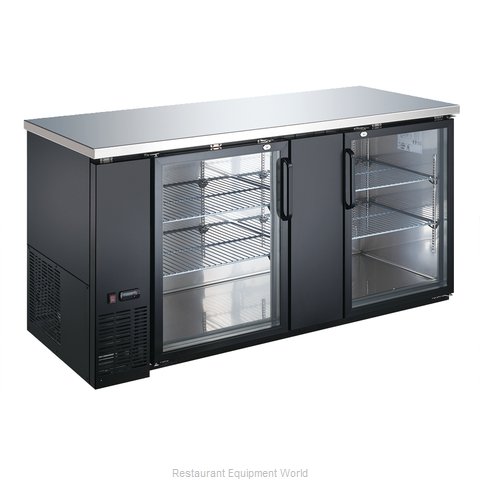 Admiral Craft USBB-6928G Back Bar Cabinet, Refrigerated