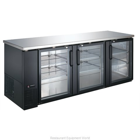 Admiral Craft USBB-9028G Back Bar Cabinet, Refrigerated