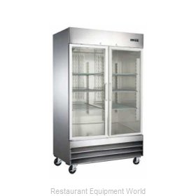 Admiral Craft USRF-2D-G Refrigerator, Reach-In