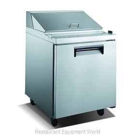 Admiral Craft USSL-1D Refrigerated Counter, Sandwich / Salad Top