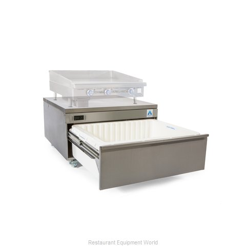 Adande Refrigeration CHEF BASE REAR ENGINE SOLID WORKTOP Refrigerator Freezer, C