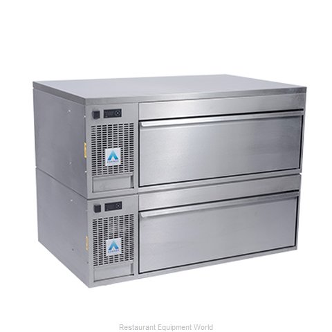 Adande Refrigeration VCS2/FBT Refrigerator Freezer, Convertible