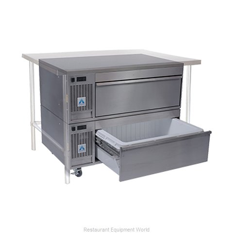 Adande Refrigeration VCS2/SCT Refrigerator Freezer, Convertible