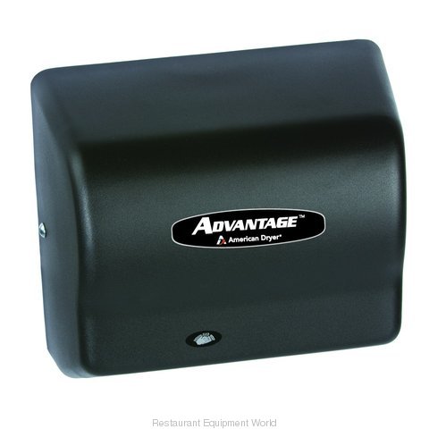 American Dryer AD90-BG Advantage Series Hand Dryer, Steel Black Graphite