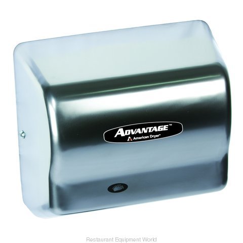 American Dryer AD90-C Advantage Series Hand Dryer, Steel Satin Chrome