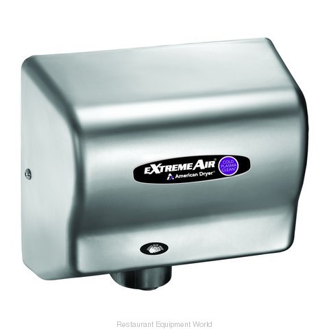 American Dryer CPC9-C Cold Plasma Clean Hand Dryer, Steel Satin Chrome