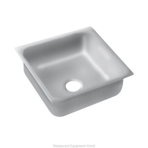 Advance Tabco 2424A-14A Sink Bowl, Weld-In / Undermount (Magnified)