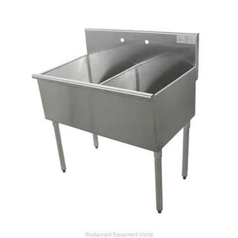 Advance Tabco 4-2-36-X Sink, (2) Two Compartment
