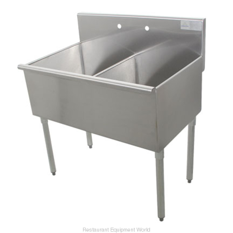 Advance Tabco 4-2-36 Sink, (2) Two Compartment