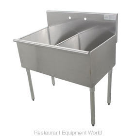 Advance Tabco 4-2-36 Sink, (2) Two Compartment