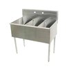 Fregadero, (3) Tres Tarjas/Compartimientos
 <br><span class=fgrey12>(Advance Tabco 4-3-36-X Sink, (3) Three Compartment)</span>