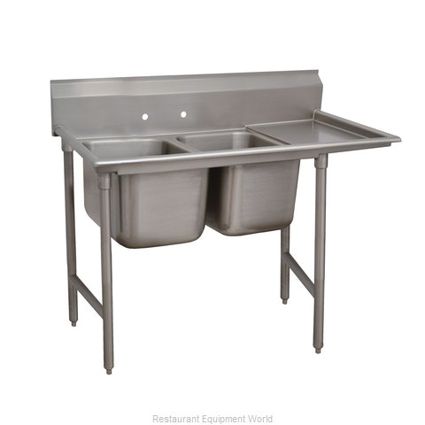 Advance Tabco 9-2-36-18R Sink, (2) Two Compartment (Magnified)