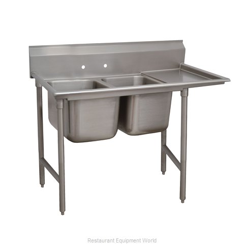 Advance Tabco 9-2-36-18R Sink, (2) Two Compartment