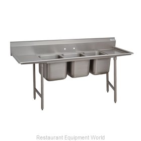 Advance Tabco 9-23-60-18RL Sink, (3) Three Compartment