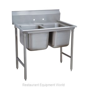 Advance Tabco 9-42-48 Sink, (2) Two Compartment