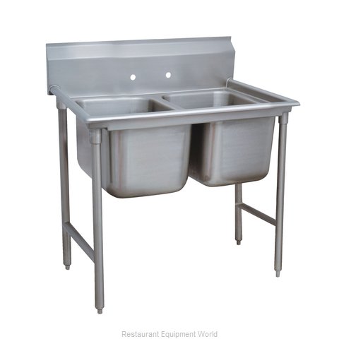Advance Tabco 9-62-36 Sink, (2) Two Compartment (Magnified)