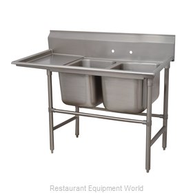 Advance Tabco 94-2-36-36L Sink, (2) Two Compartment