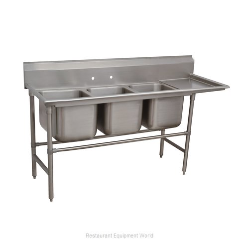 Advance Tabco 94-23-60-18R Sink, (3) Three Compartment