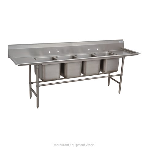 Advance Tabco 94-24-80-36RL Sink, (4) Four Compartment