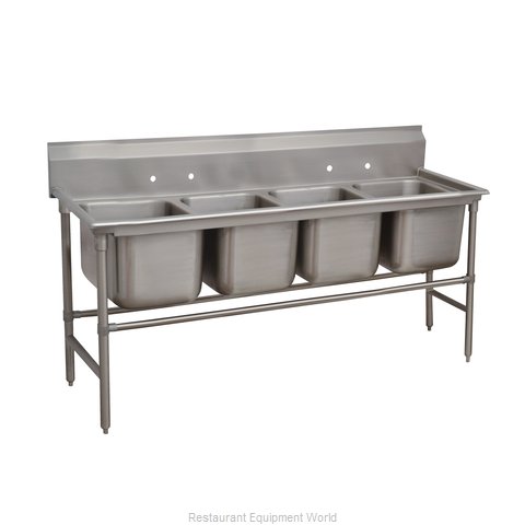 Advance Tabco 94-24-80 Sink, (4) Four Compartment