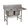 Fregadero, (2) Dos Tarjas/Compartimientos
 <br><span class=fgrey12>(Advance Tabco 94-42-48-36R Sink, (2) Two Compartment)</span>