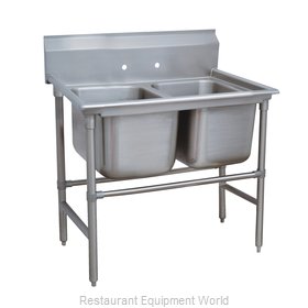 Advance Tabco 94-42-48 Sink, (2) Two Compartment