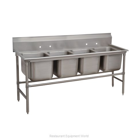 Advance Tabco 94-44-96 Sink, (4) Four Compartment (Magnified)