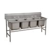 Advance Tabco 94-64-72 Sink, (4) Four Compartment