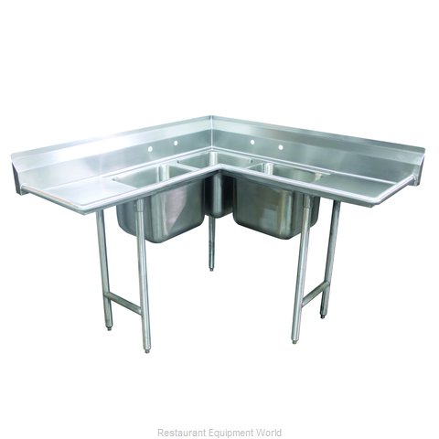 Advance Tabco 94-K4-24D Sink, (3) Three Compartment