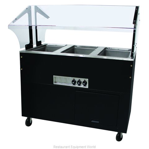 Advance Tabco BSW3-120-B-SB Serving Counter, Hot Food, Electric (Magnified)