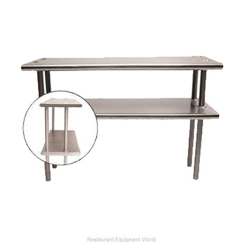 Advance Tabco CDS-18-48 Overshelf, Table-Mounted