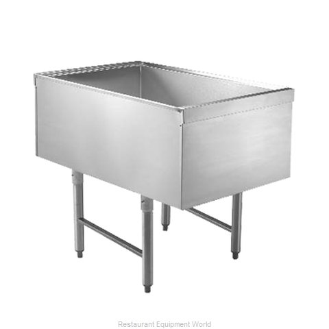 Advance Tabco CRPT-2436-7 Underbar Ice Bin/Cocktail Station, Pass-Thru