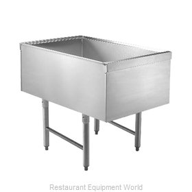 Advance Tabco CRPT-2436-7 Underbar Ice Bin/Cocktail Station, Pass-Thru