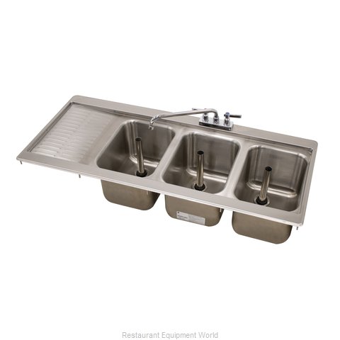 Advance Tabco DBS-43R-X Underbar Sink, Drop-In