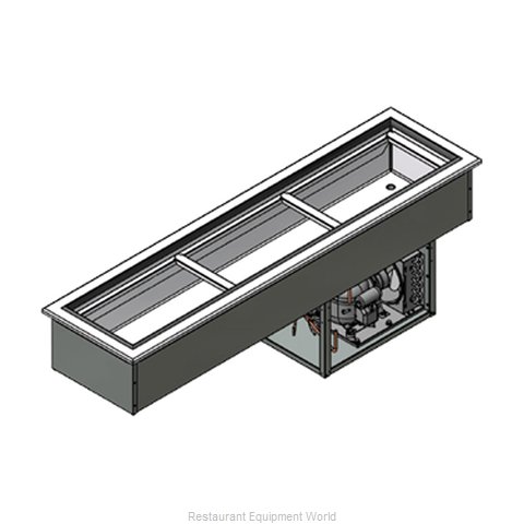 Advance Tabco DISLRCP-3 Cold Food Well Unit, Drop-In, Refrigerated