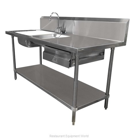 Advance Tabco DL-30-96 Work Table, with Prep Sink(s)