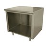 Mesa de Trabajo, Base con Gabinete con Frente Abierto
 <br><span class=fgrey12>(Advance Tabco EB-SS-367 Work Table, Cabinet Base Open Front)</span>