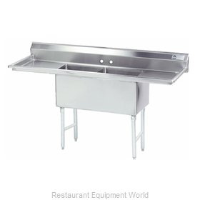 Advance Tabco FC-2-1818-18RL Sink, (2) Two Compartment