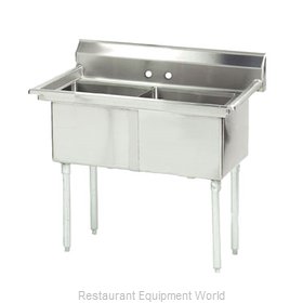 Advance Tabco FE-2-1620-X Sink, (2) Two Compartment