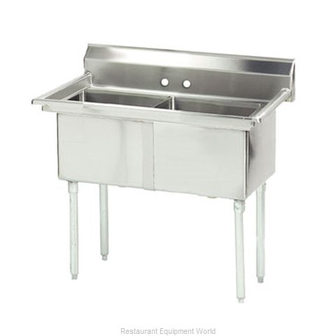 Advance Tabco FE-2-1812-X Sink, (2) Two Compartment