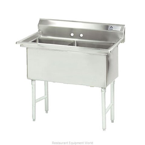 Advance Tabco FS-2-1524 Sink, (2) Two Compartment