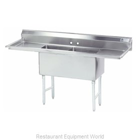 Advance Tabco FS-2-1620-18RL Sink, (2) Two Compartment