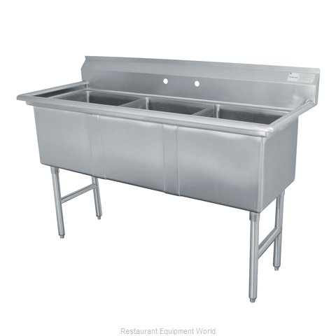 Advance Tabco FS-3-1824 Sink, (3) Three Compartment