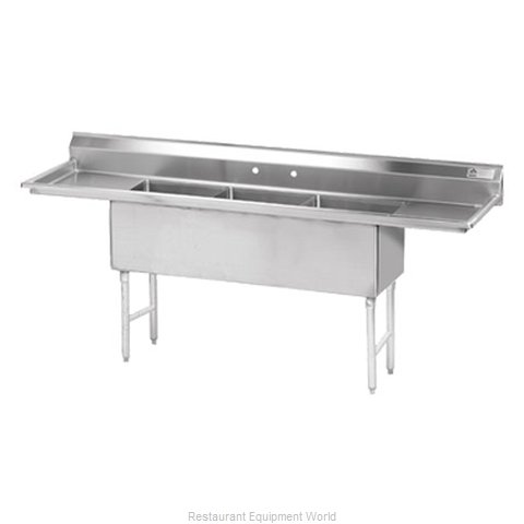 Advance Tabco FS-3-2430-30RL Sink, (3) Three Compartment