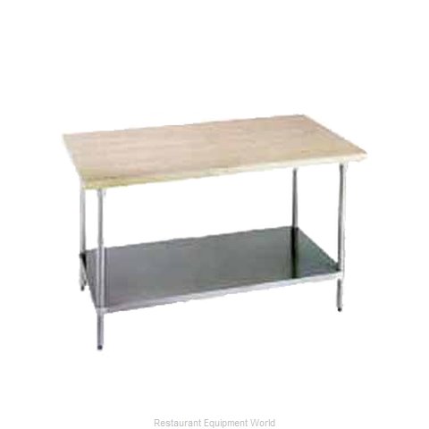 Advance Tabco H2G-243 Work Table, Wood Top