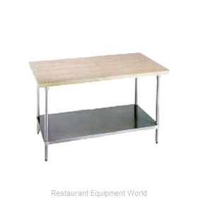 Advance Tabco H2G-244 Work Table, Wood Top