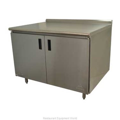 Advance Tabco HF-SS-248M Work Table, Cabinet Base Hinged Doors