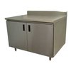 Mesa de Trabajo, Base con Gabinete con Puertas Abisagradas
 <br><span class=fgrey12>(Advance Tabco HK-SS-243 Work Table, Cabinet Base Hinged Doors)</span>