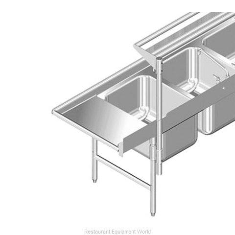 Advance Tabco K-498 Overshelf, Table-Mounted, Cantilever Type